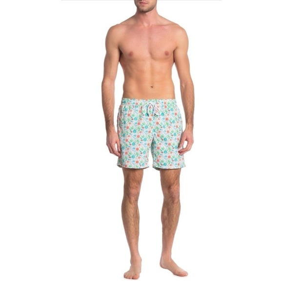 Mr.Swim - Floral Print Swimming Trunks - Size small - Picture 2 of 2